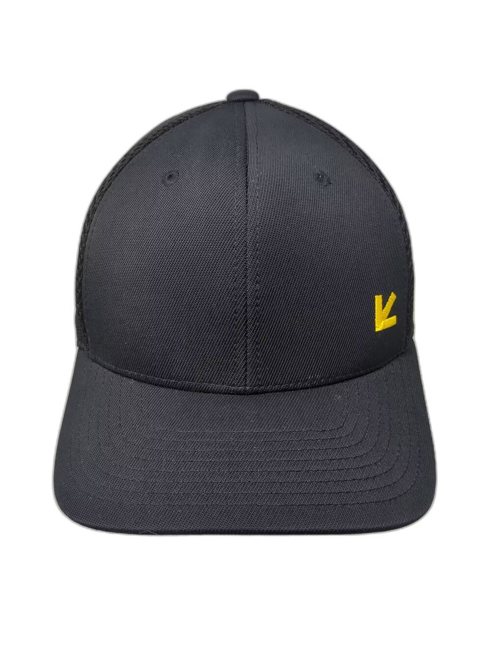 The Authentic T-Shirt Company Valitics Black Baseball Cap One Size Mesh Hat